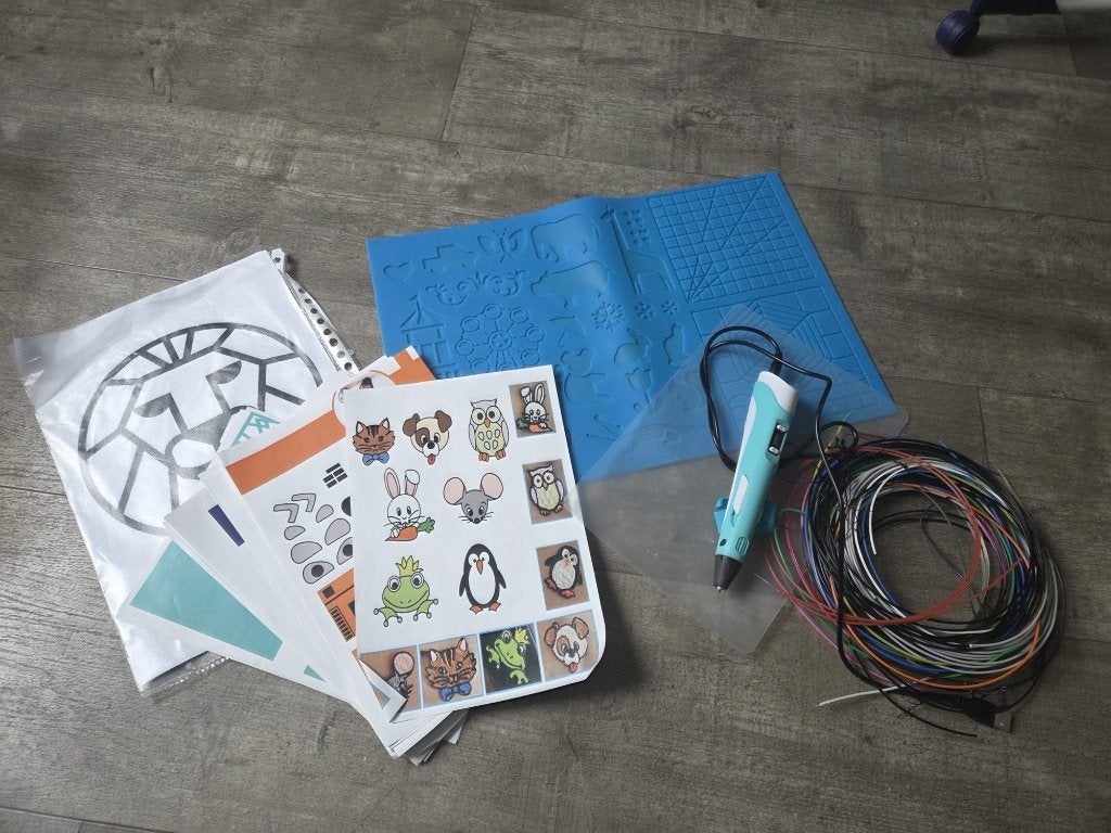 3-D pen met accessoires, Ophalen, Knutselen