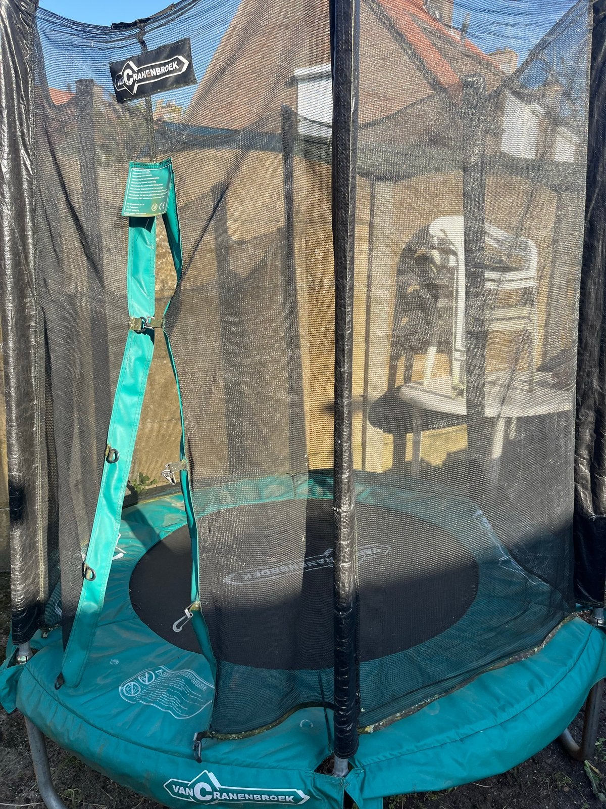 Van Cranenbroek Trampoline met Veiligheidsnet, Ophalen, Gebruikt
