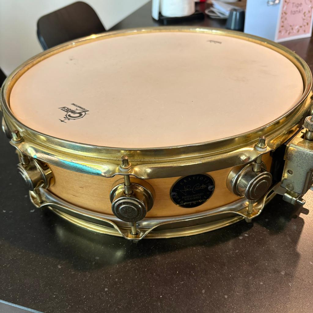 DW craviotto solid snare Ludwig suprahonic 1965, Muziek en Instrumenten, Drumstellen en Slagwerk, Ophalen of Verzenden, Zo goed als nieuw