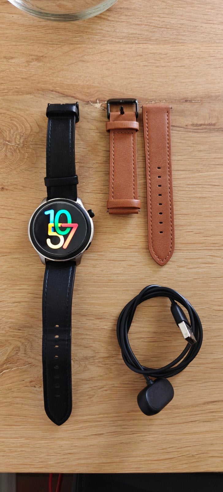 Te Koop: Amazfit GTR 4 Smartwatch, Zwart, Zo goed als nieuw, Waterdicht, Android