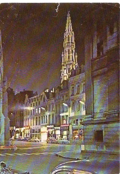 Ansichtkaart	Brussel	Boterstraat, Verzamelen, Ansichtkaarten | België, Verzenden, 1960 tot 1980, Gelopen, Brussel (Gewest)