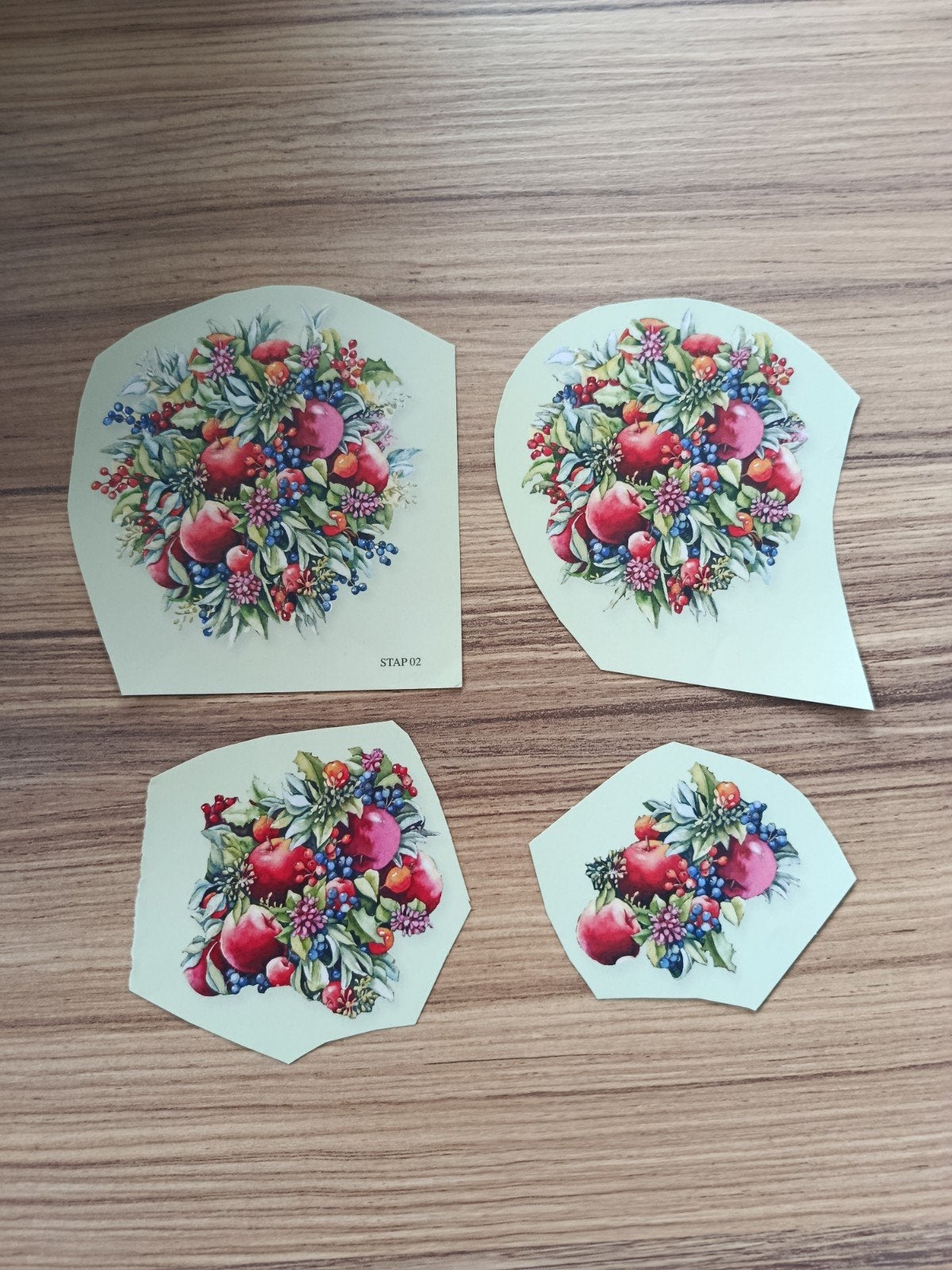 3D knipveltjes bloemen en fruit,, Ophalen of Verzenden, Nieuw, Overige thema's, Overige typen