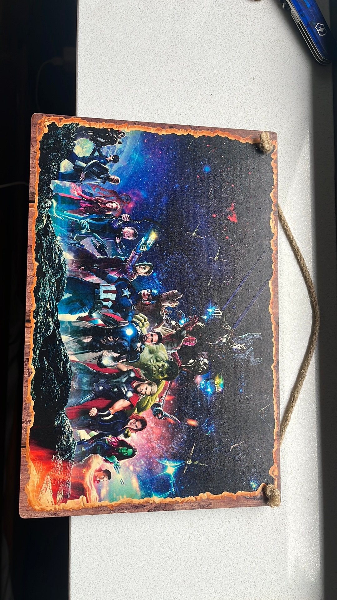 Marvel houten poster, Ophalen of Verzenden