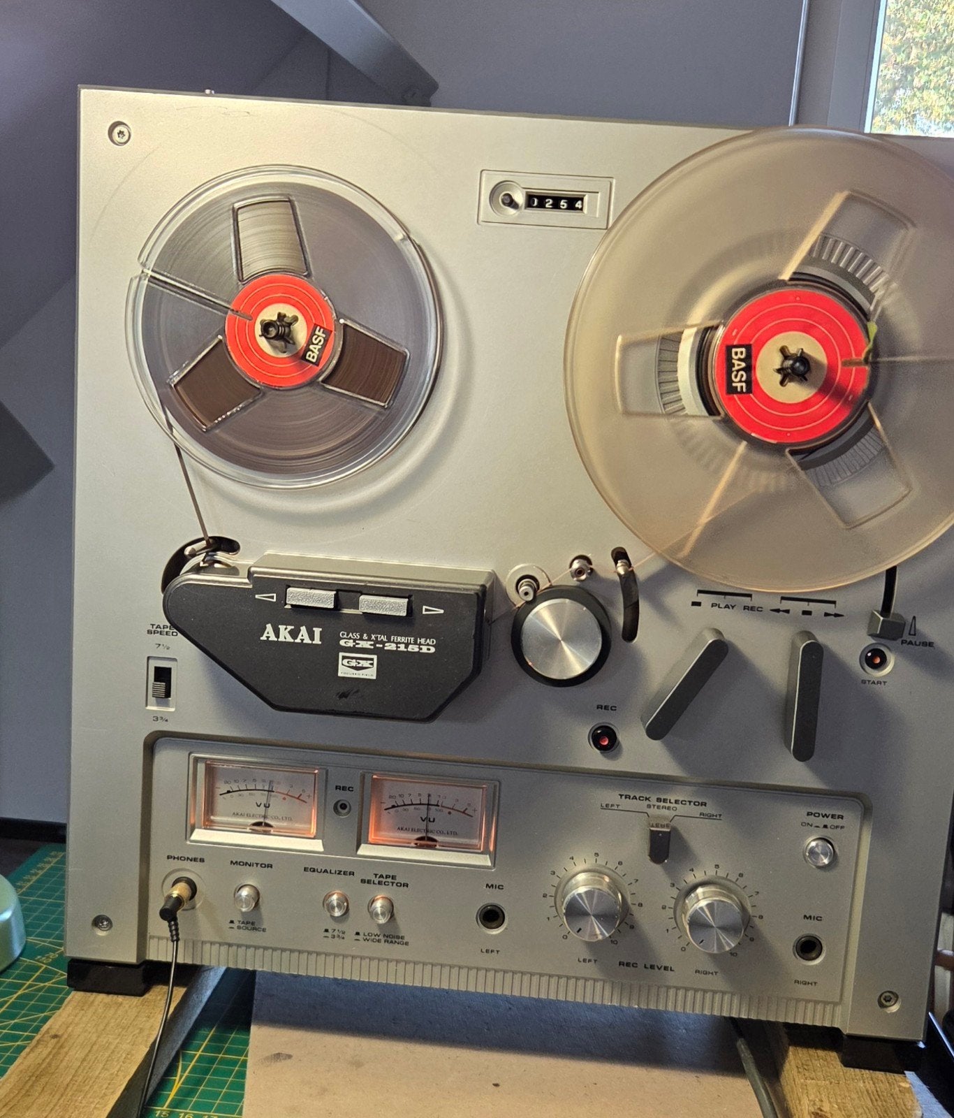 Akai GX-215D, Ophalen, Bandrecorder
