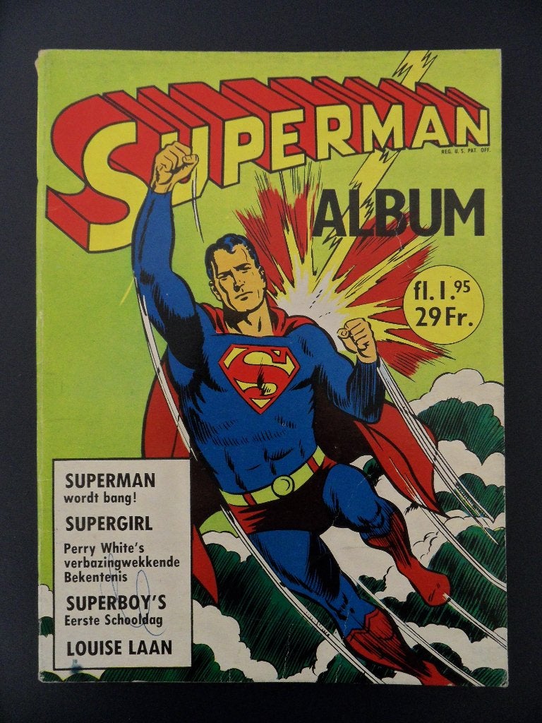 Superman Album 1967. 1 ste druk. Vanderhout & Co., Boeken, Eén stripboek, Ophalen of Verzenden, Gelezen
