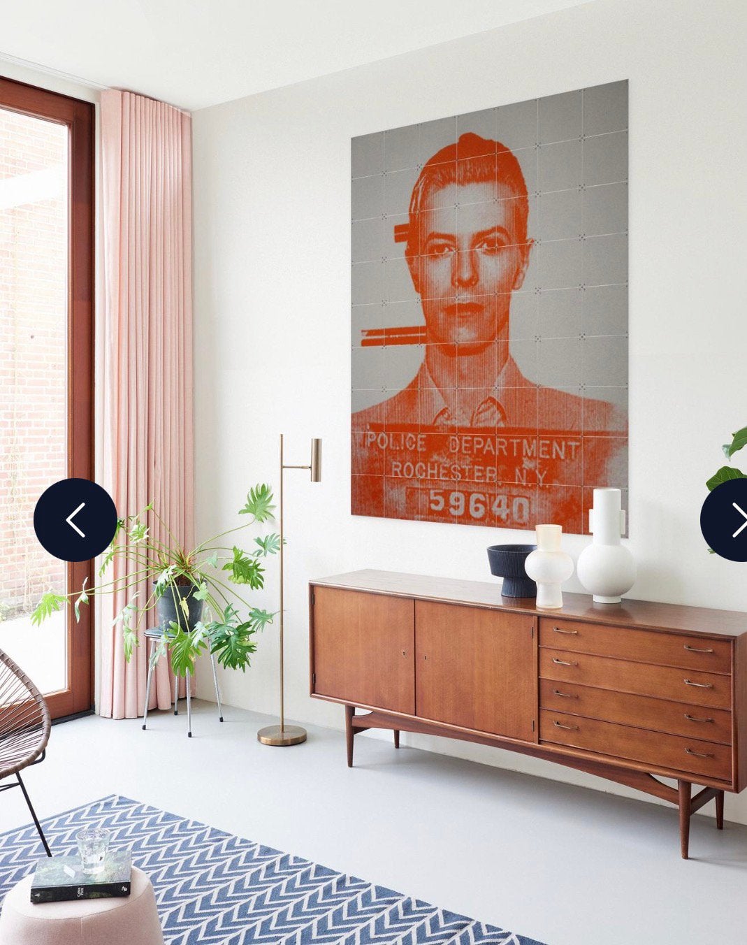 Ixxi David Bowie 100x140, Ophalen of Verzenden, Zo goed als nieuw