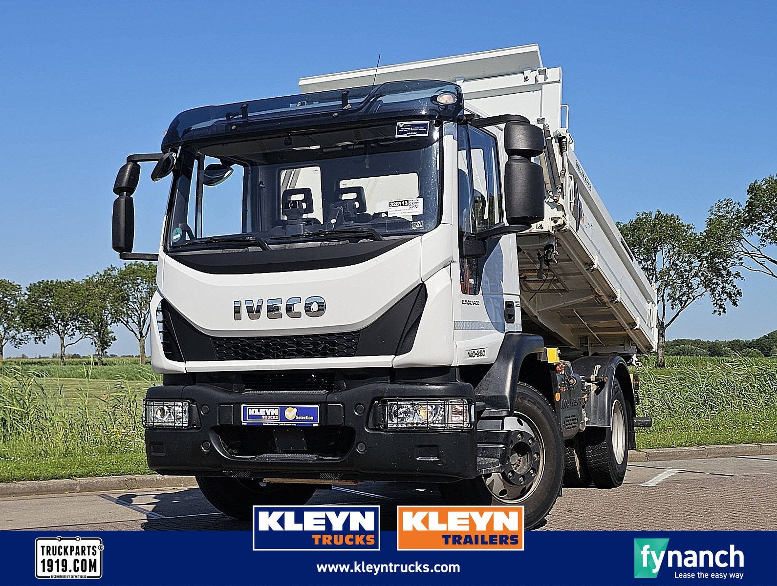 IVECO 140E28 EUROCARGO meiller 3s airco e6d, Automaat, 281 pk, Euro 6, Wit
