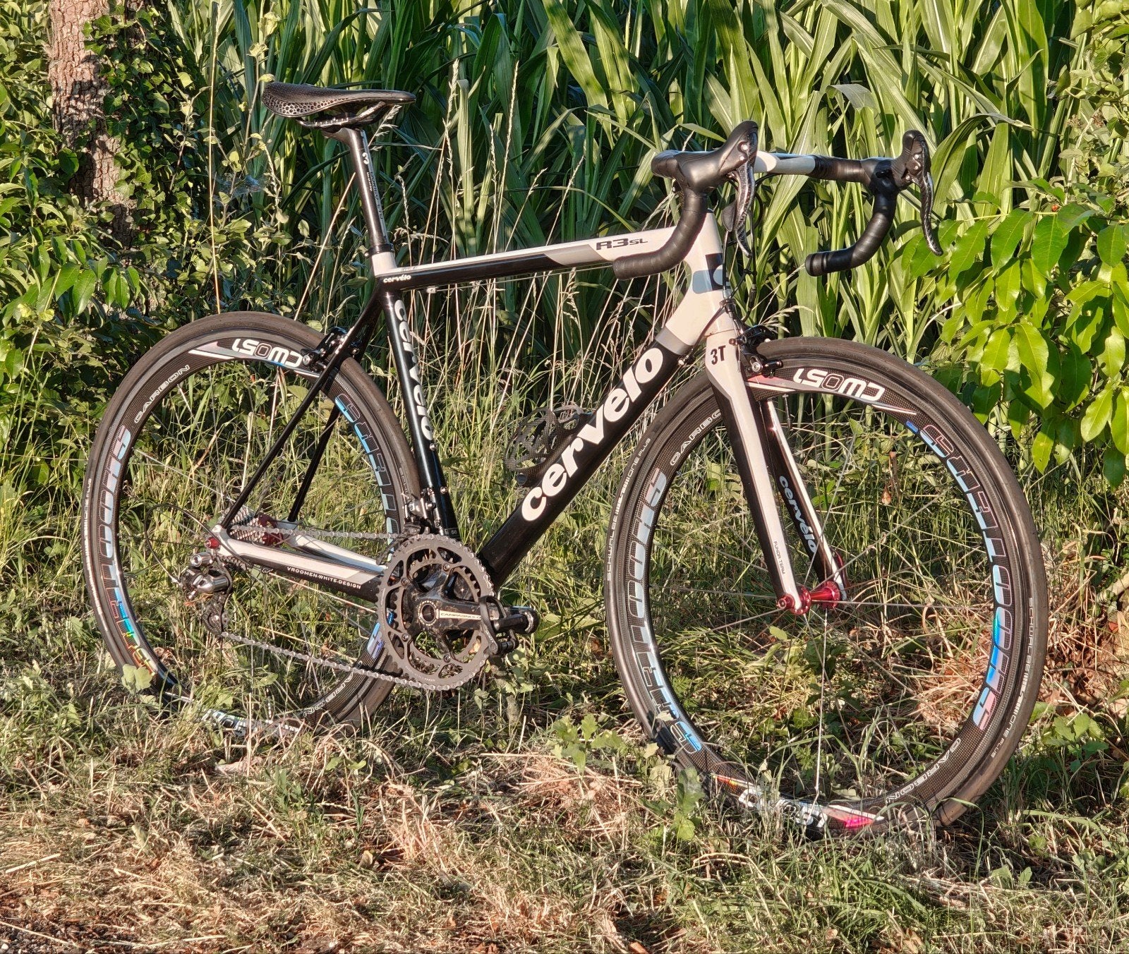 Cervelo R3sl | full carbon | Campagnolo record | 56, Zo goed als nieuw, Meer dan 20 versnellingen, 53 tot 57 cm, Ophalen