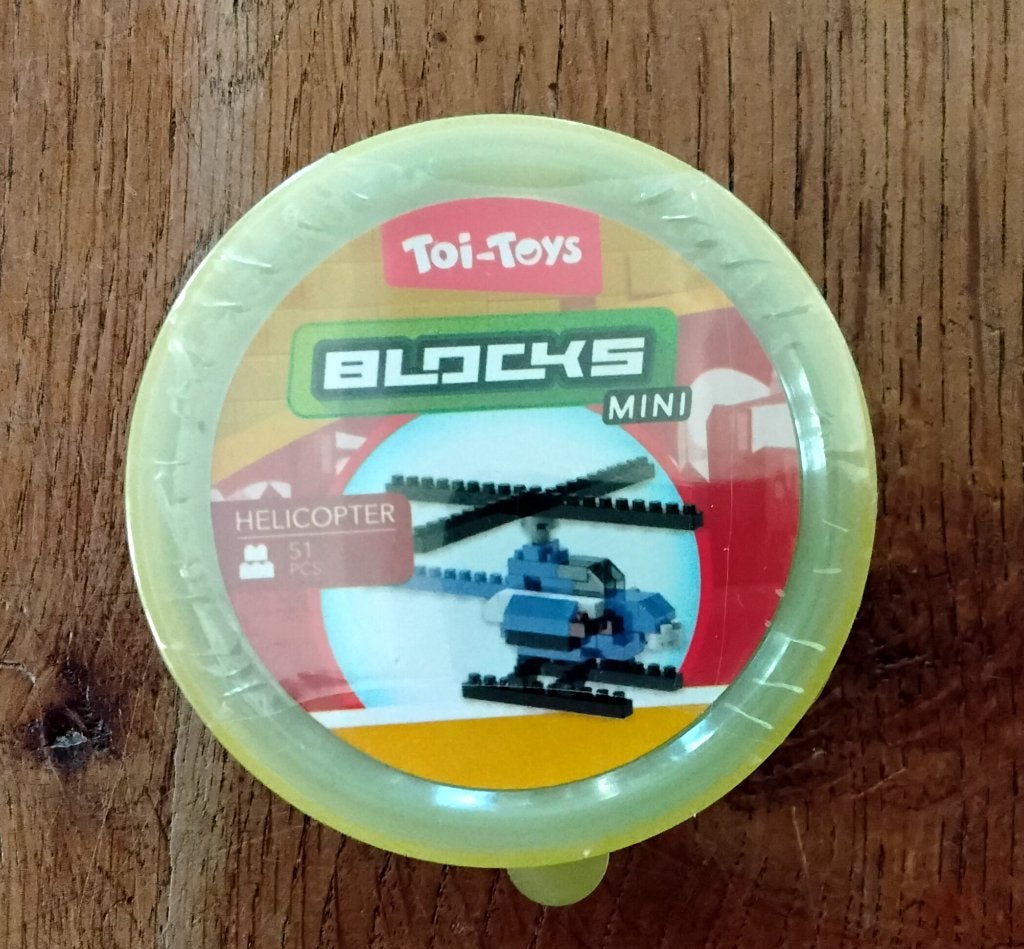 Blocks - mini bouwblokken - helicopter - nieuw in folie, Ophalen of Verzenden, Nieuw