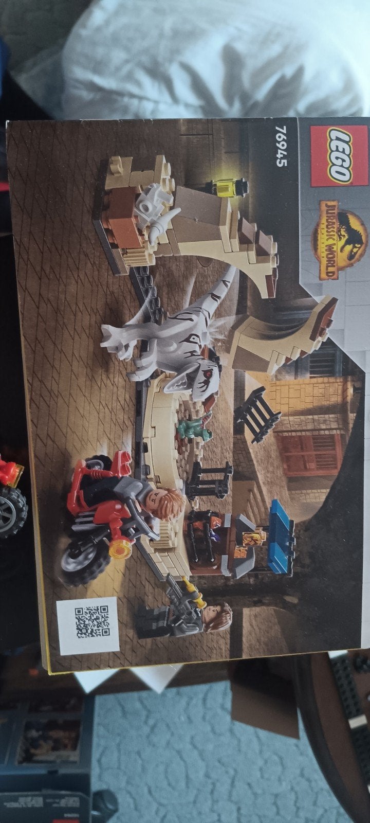 Lego 76945 Jurassic World dominion Atrociraptor achtervolgin, Compleet, Jurassic World, Lego, Ophalen of Verzenden