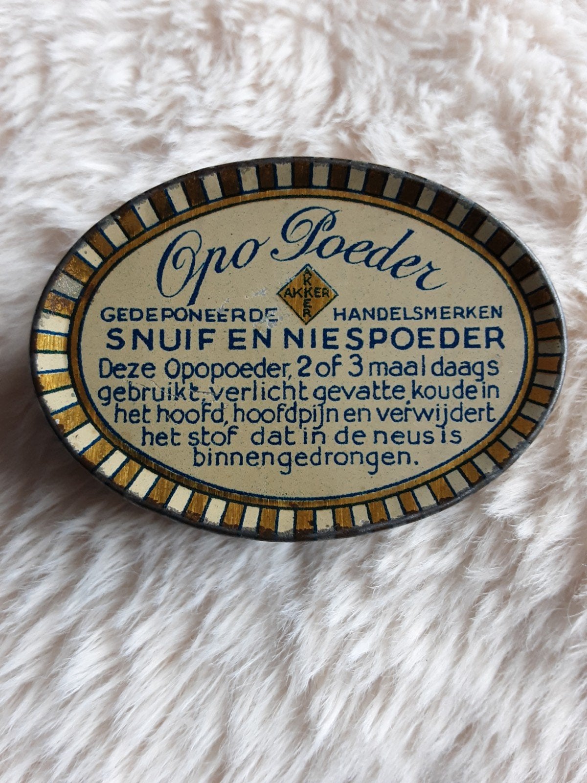 L.I.AKKER , OPO POEDER. C.A. 1920., Ophalen of Verzenden, Gebruikt, Overige