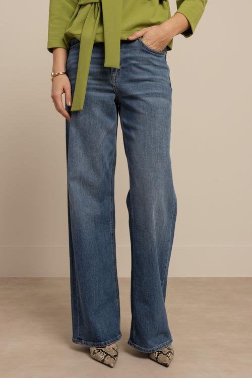 Studio Anneloes blauwe Lexie denim jeans broek dames mt M, Kleding | Dames, Broeken en Pantalons, Maat 38/40 (M), Blauw, Ophalen of Verzenden
