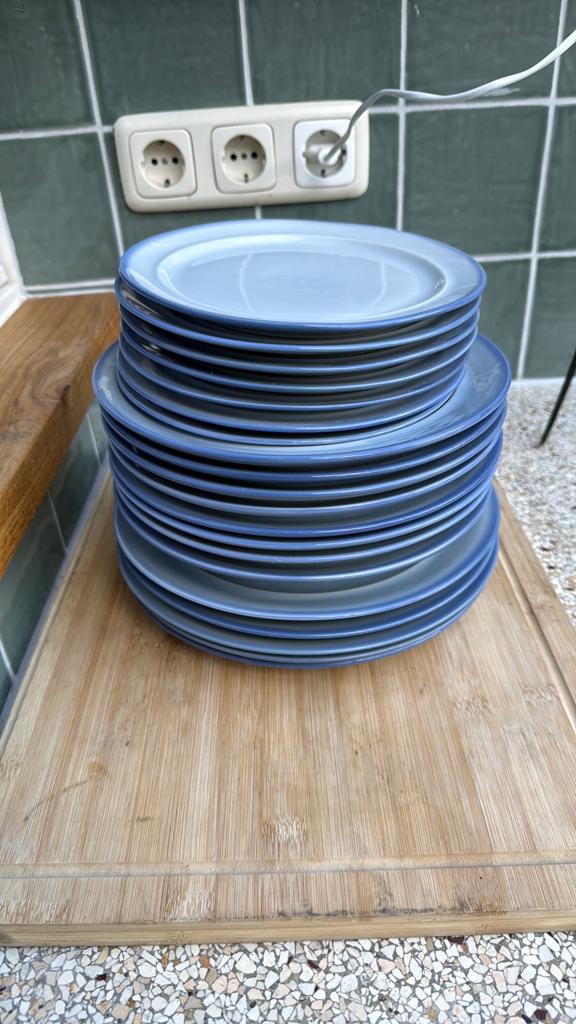 7 ontbijtborden, 8 diepe borden, 5 dinerborden van Pruszcow, Antiek en Kunst, Antiek | Servies compleet, Ophalen of Verzenden