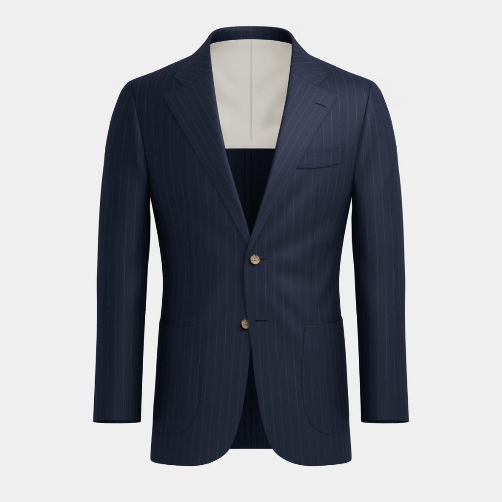 Stijlvolle Suitsupply volledig suit/pak t.w.v. € 673,-, Ophalen, Maat 52/54 (L), Blauw, Gedragen