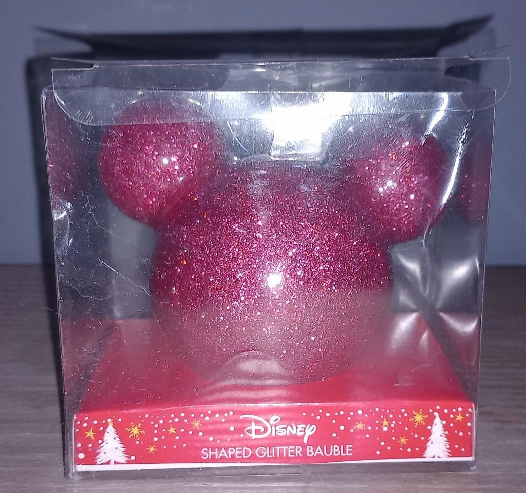 Nieuwe roze Disney / /Mickey Kerstbal, Verzamelen, Ophalen of Verzenden, Mickey Mouse, Nieuw