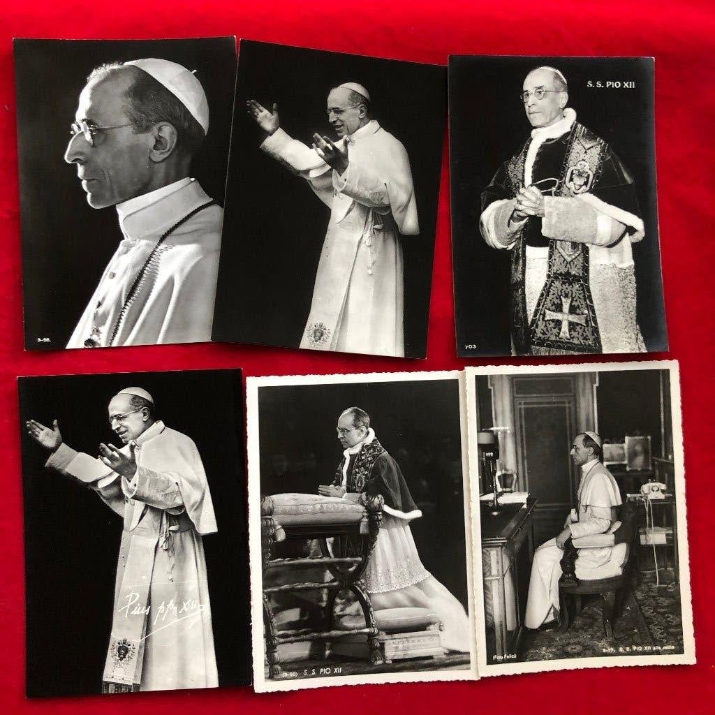 50 ansichtkaarten met div. pausen, Ophalen of Verzenden, Zo goed als nieuw, Kaart of Prent, Christendom | Katholiek