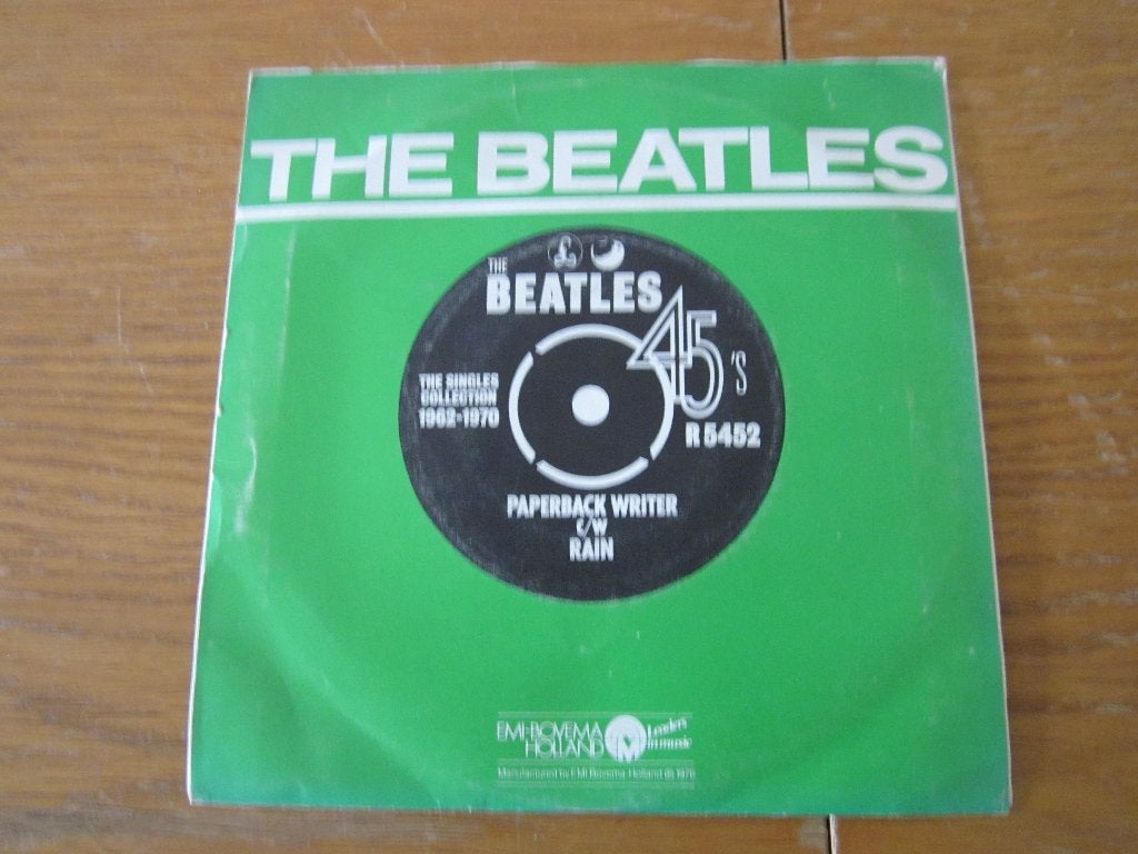 The Beatles - Paperback Writer c/w Rain 1976 NL Single, Gebruikt, Ophalen of Verzenden, Pop, Overige typen
