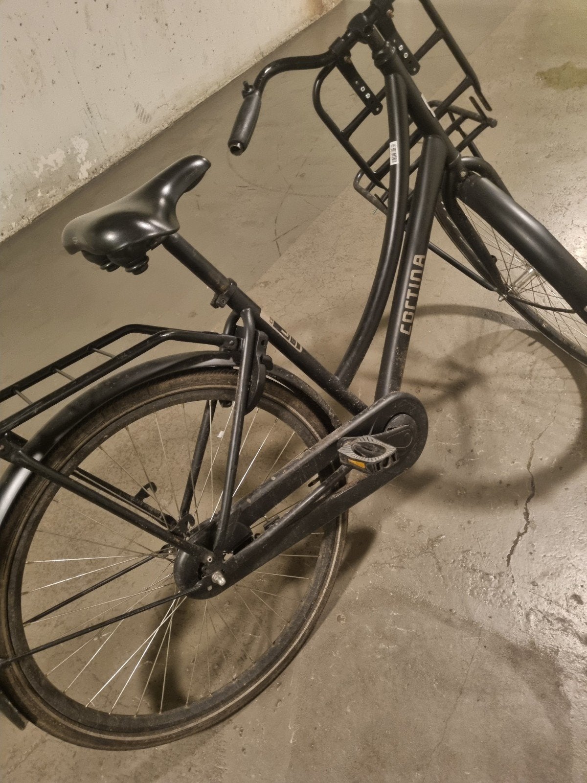 Cortina damesfiets, Ophalen