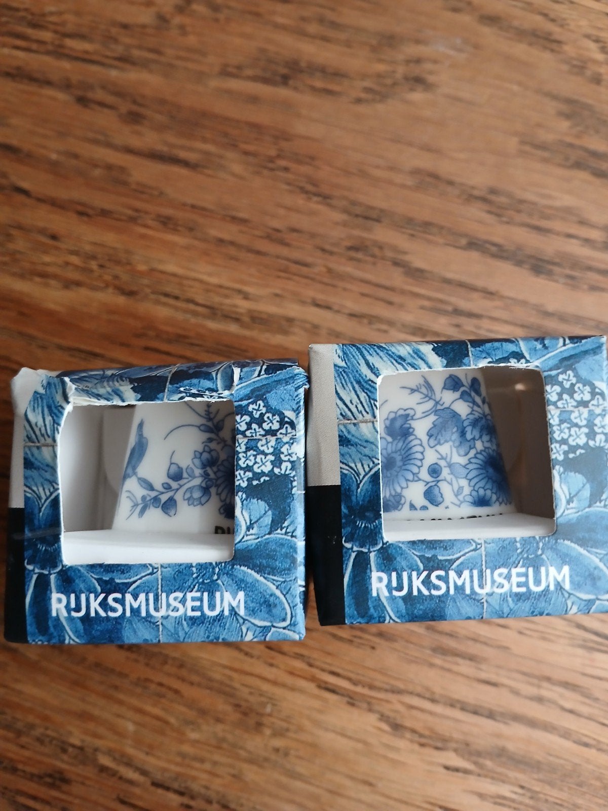 2 vingerhoedjes rijksmuseum, Ophalen, Nieuw