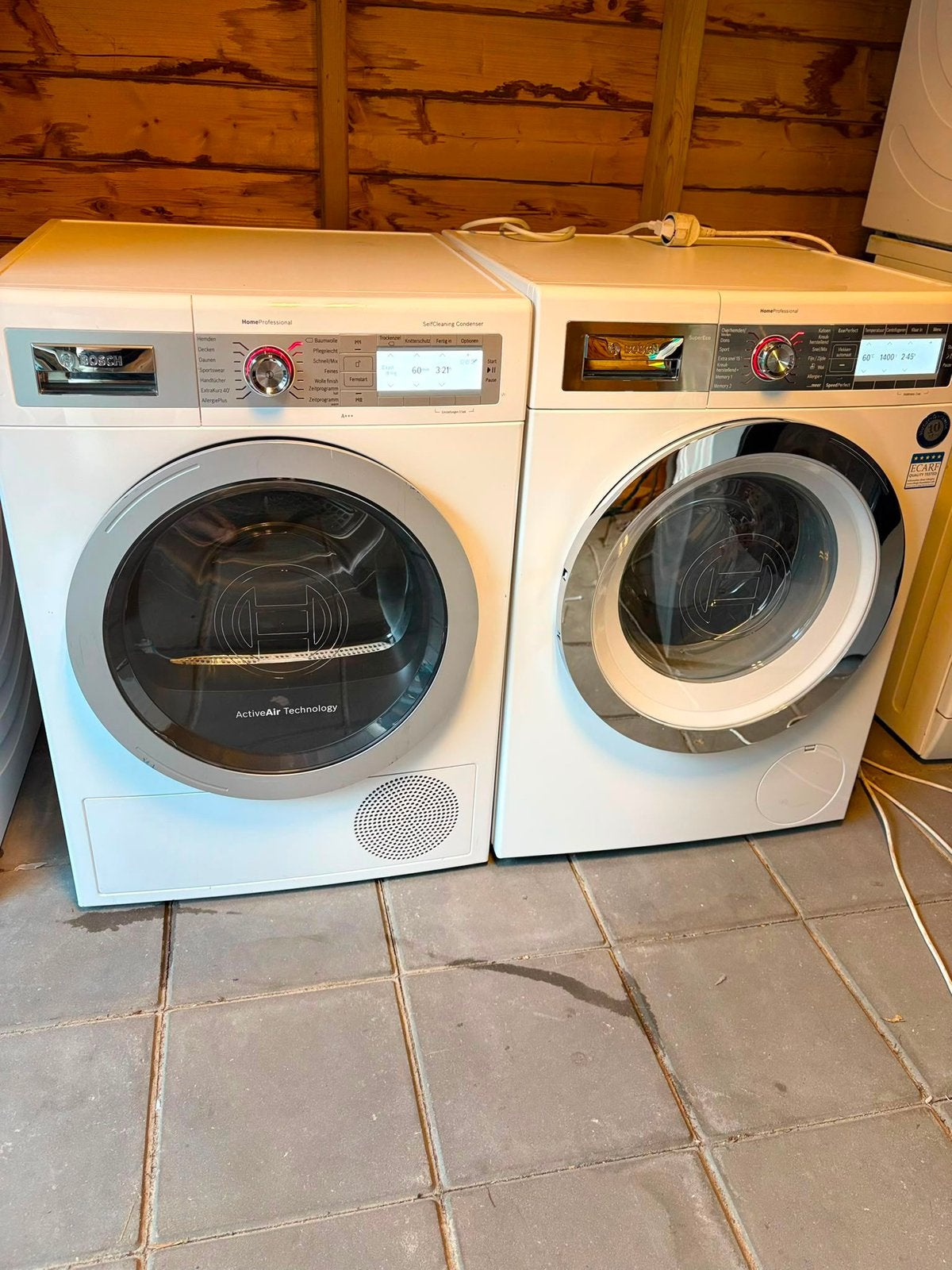 Bosch setje A+++, Witgoed en Apparatuur, Wasmachines, Ophalen, Zo goed als nieuw, 1600 toeren of meer, Minder dan 85 cm