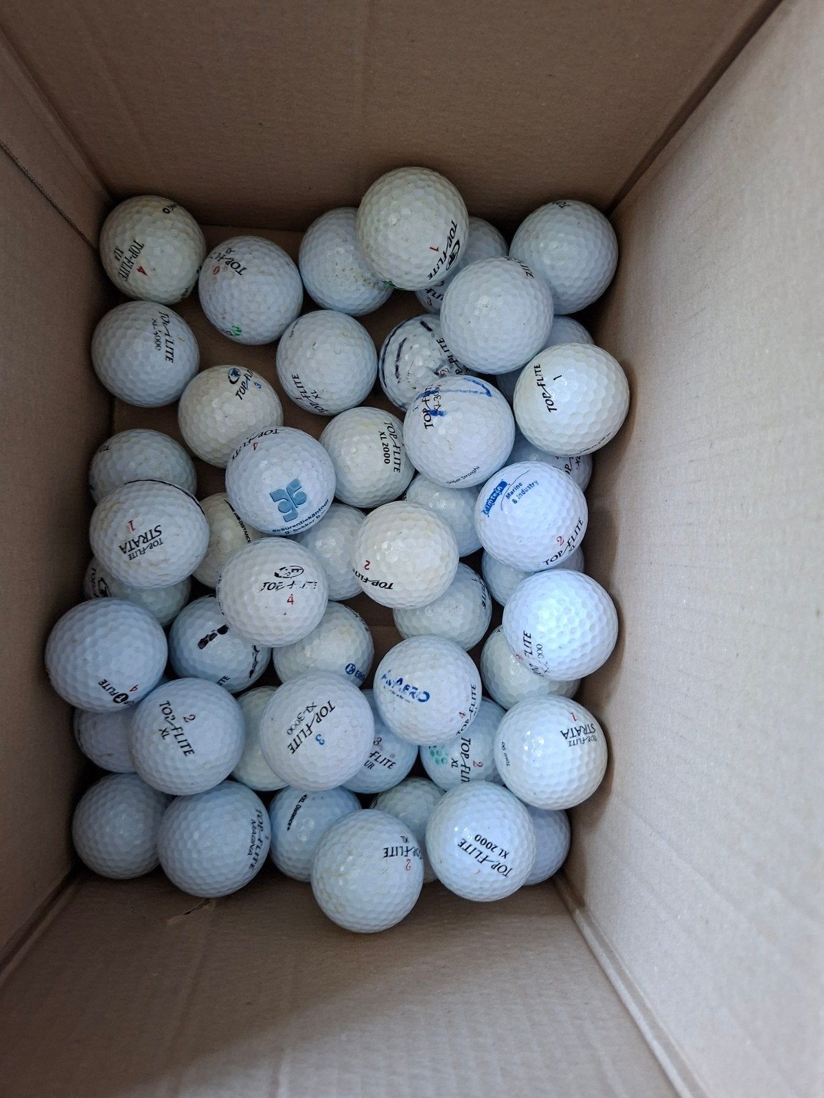50 Top-Flite golfballen, Sport en Fitness, Golf, Ophalen of Verzenden, Bal(len)