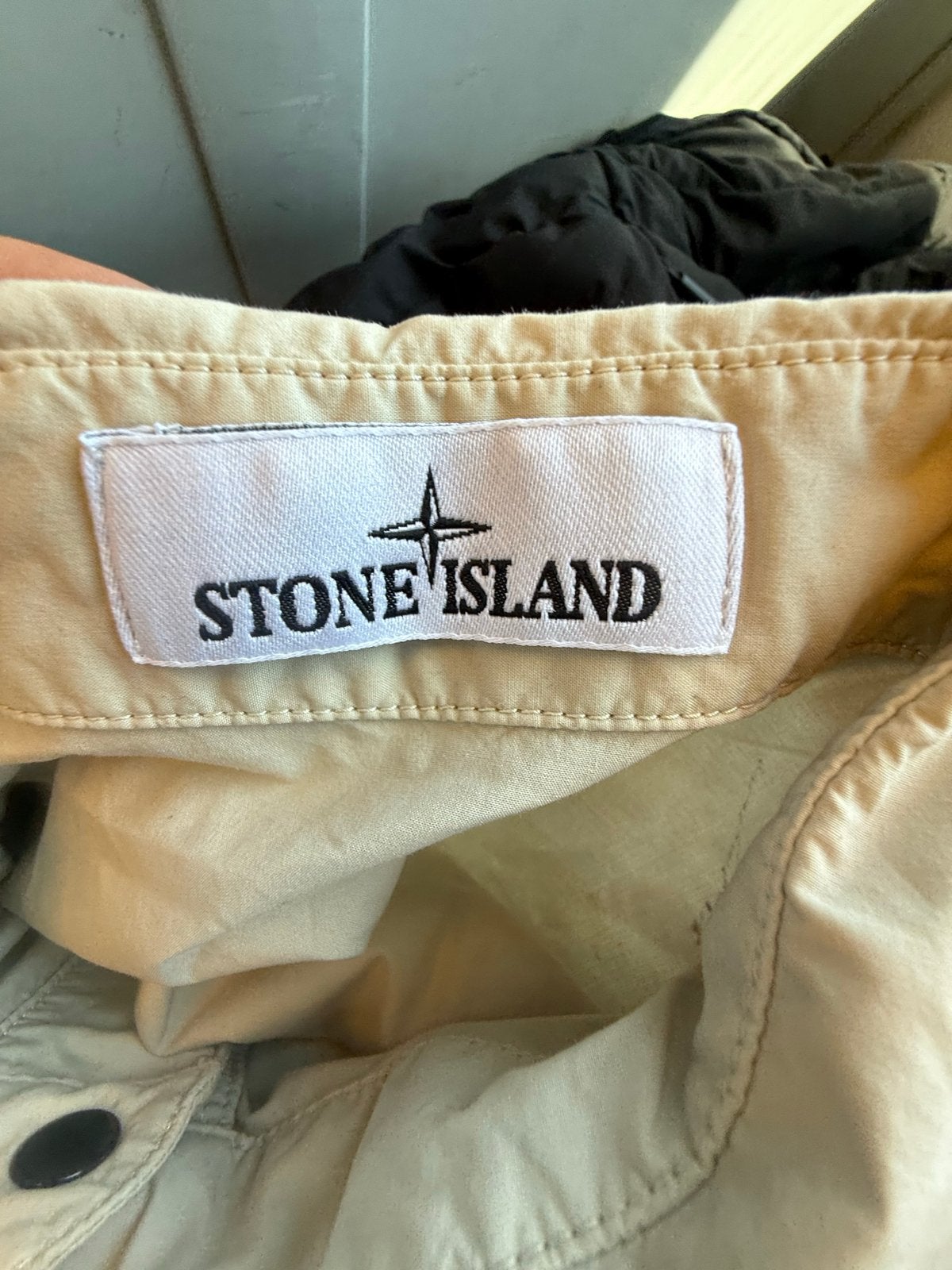 Stone Island Blouse Maat XL, Ophalen of Verzenden, Zo goed als nieuw, Beige, Halswijdte 43/44 (XL)