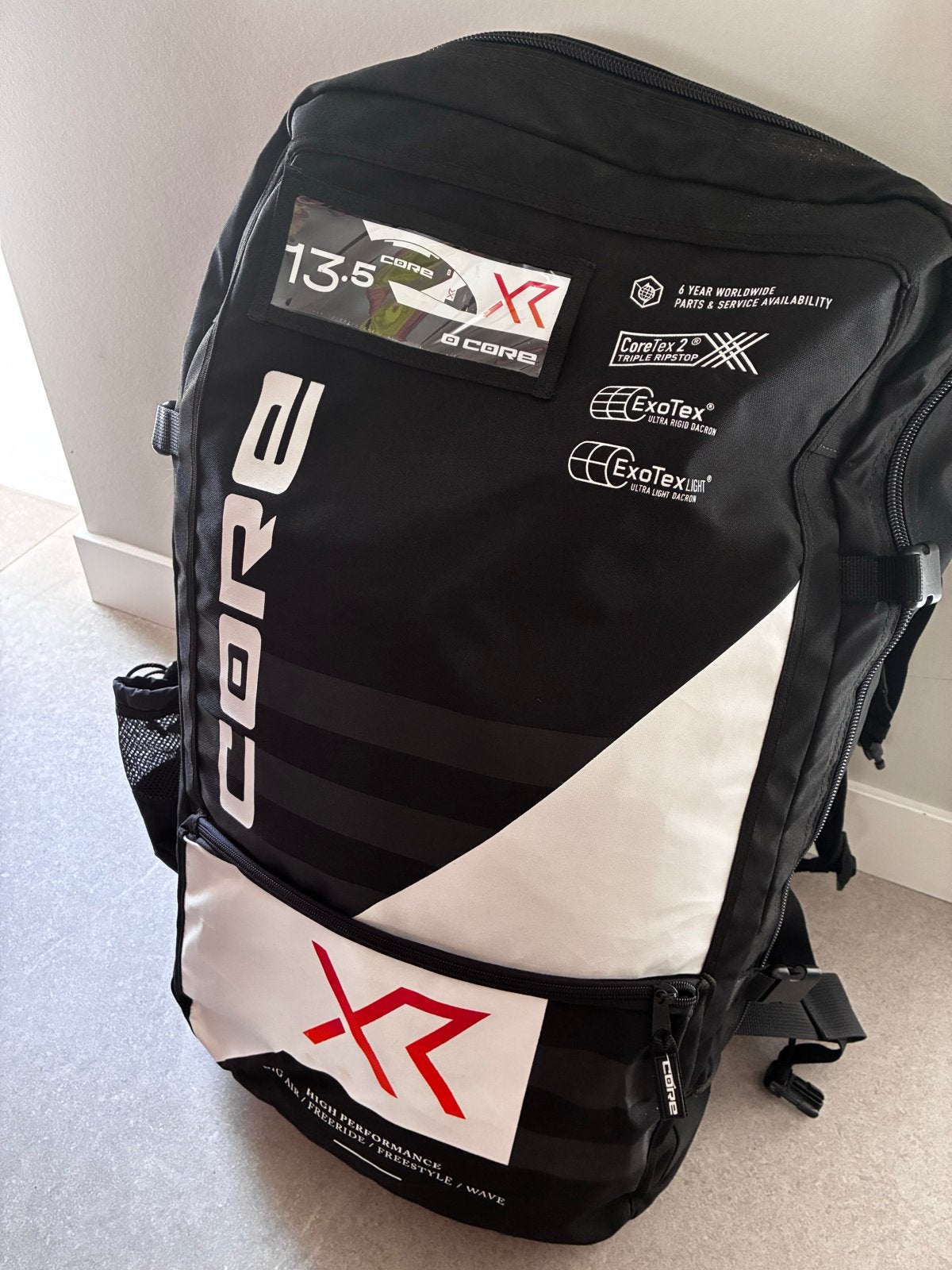 Core Kite XR7 13.5m - 1e eig. Zo goed als nieuw, 1x gebruikt, Watersport en Boten, Kitesurfen, 13 m², Geen board, Ophalen of Verzenden