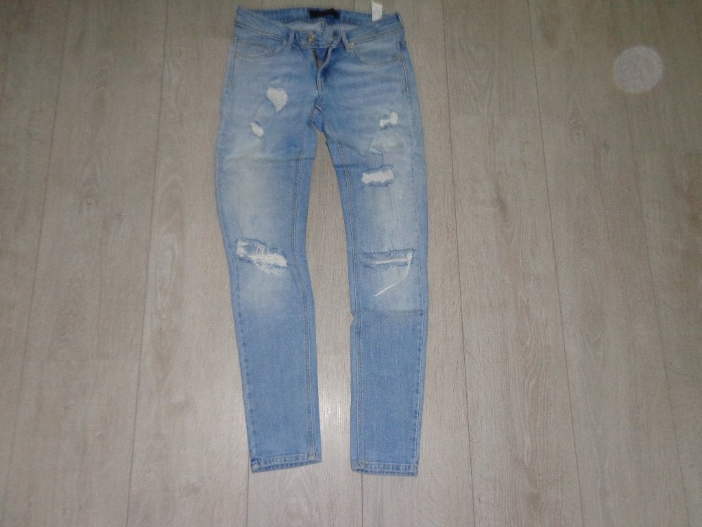 stoere meisjes/damesspijkerbroek van SEVEN SISTERS, maat 26, Ophalen of Verzenden, Zo goed als nieuw, Blauw, W27 (confectie 34) of kleiner
