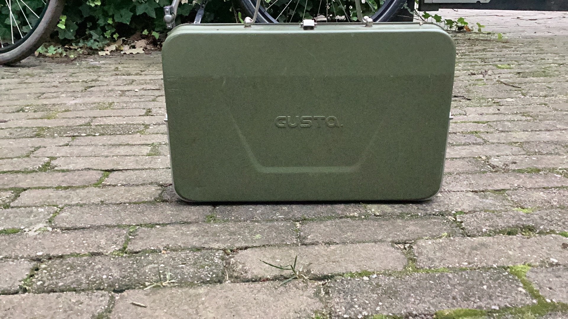 Opklapbare bbq koffer van gusto, Ophalen of Verzenden, Gebruikt