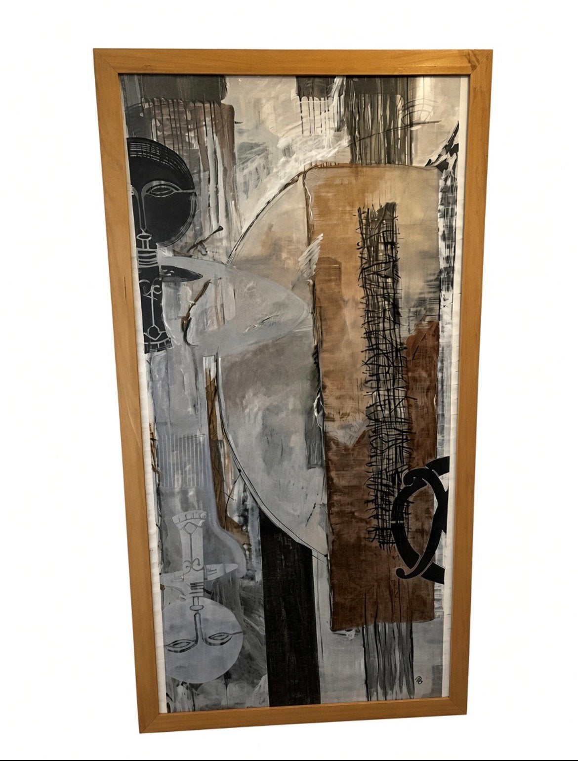 220x120 Modern Abstract Signatuur PS, Ophalen