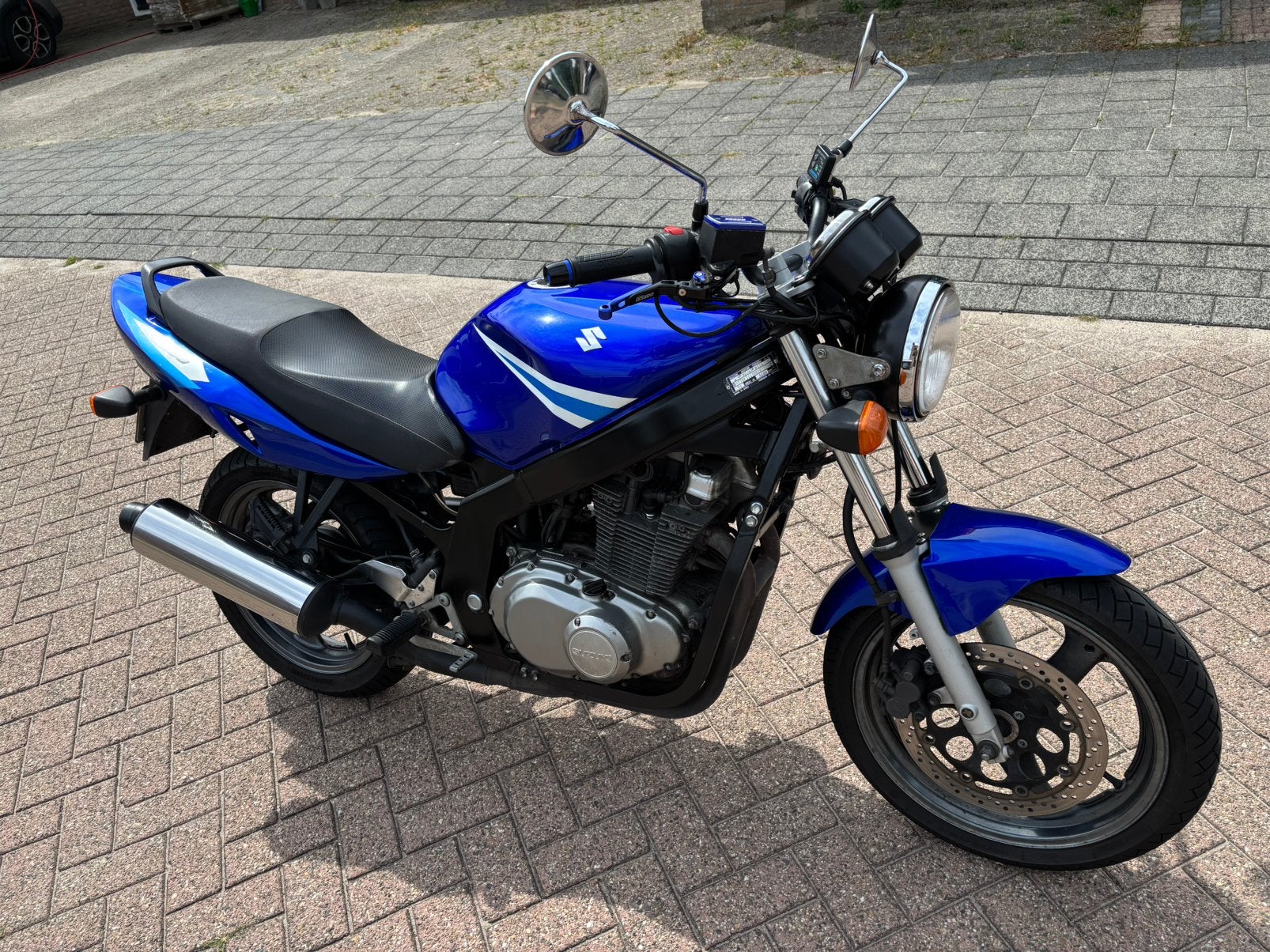 Suzuki gs 500 gs500 naked A2 35 kw motor GS, Motoren, Handvatverwarming, 2 cilinders, Occasion, Particulier