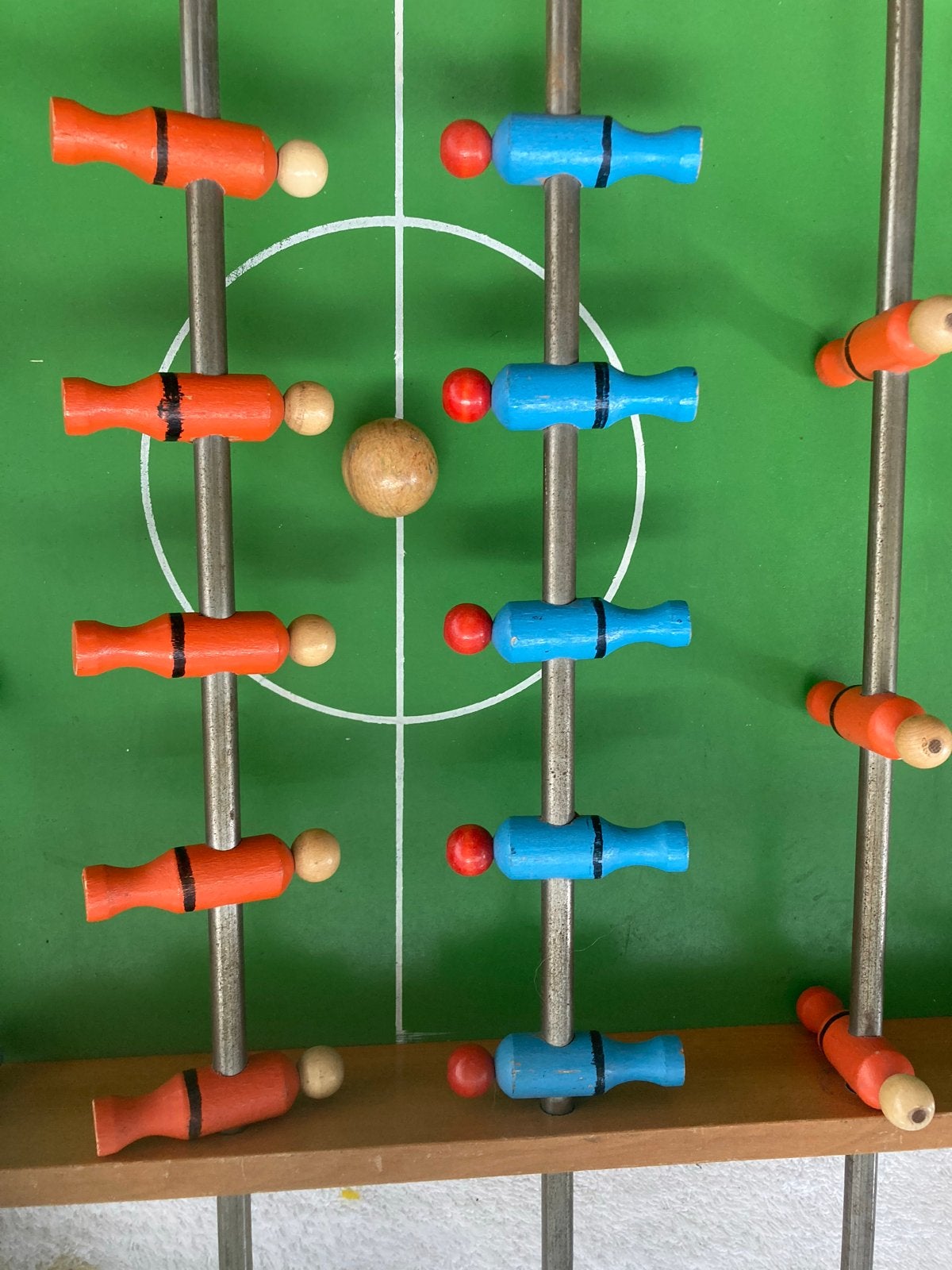 Vintage tafelvoetbalspel - Hommas - Jaren '70, Kinderen en Baby's, Ophalen of Verzenden, Gebruikt
