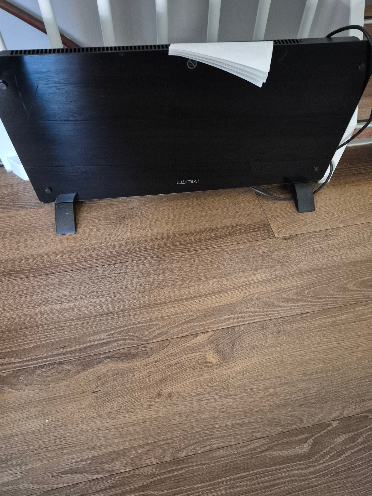 Looki Slimme Elektrische Kachel - 2000W Zwart, Ophalen, 30 tot 80 cm, Kachel, Minder dan 60 cm