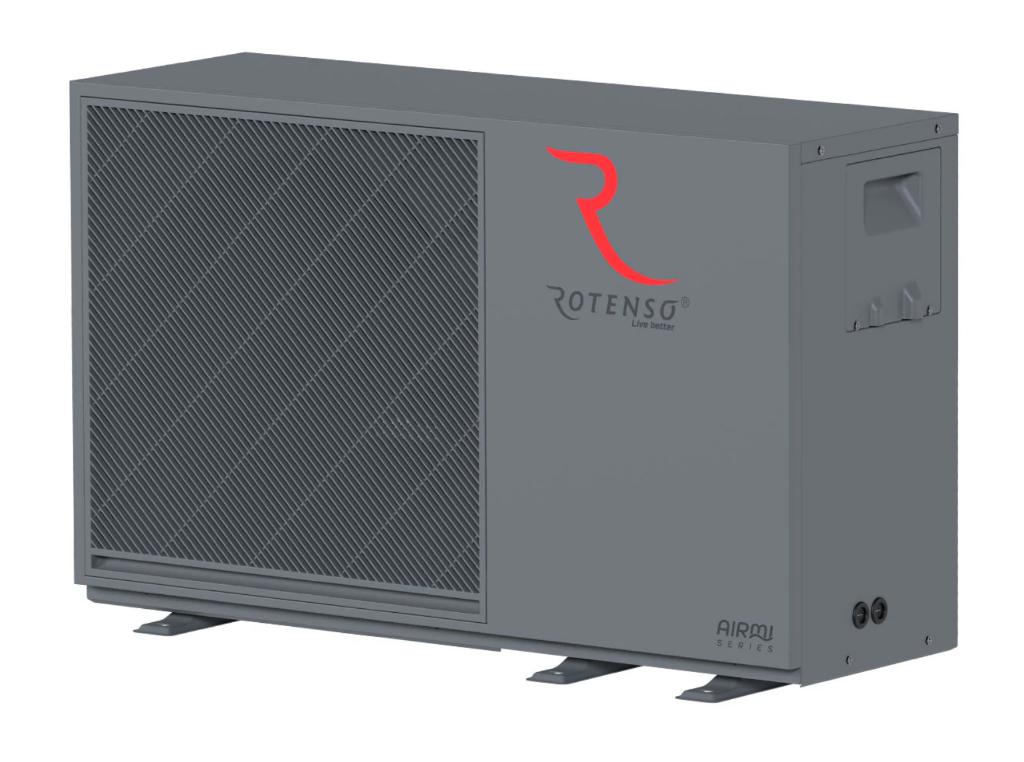 Rotenso 8 kW Antraciet Warmtepomp - €2.800,- Subsidie, Verzenden, Overige typen, Nieuw, 60 tot 150 cm