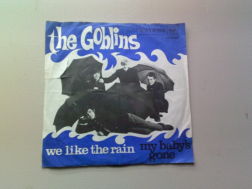 The Goblins - We Like The Rain / My Baby's Gone (1966), Cd's en Dvd's, Vinyl Singles, Gebruikt, 7 inch, Single, Ophalen of Verzenden