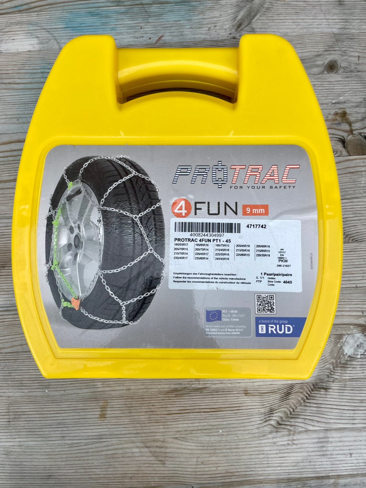 Nieuwe Sneeuwkettingen Protrac 4 Fun 9mm, Ophalen of Verzenden, Nieuw