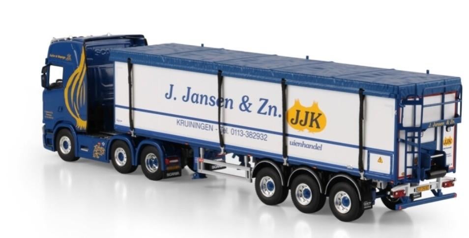 WSI SCANIA S HIGHLINE + TRAILER - J. JANSEN & ZONEN, Wsi, ., Nieuw, Ophalen of Verzenden