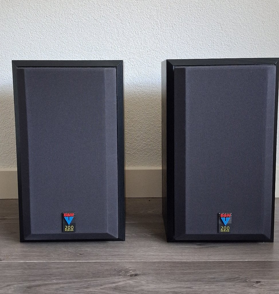B&W (Bowers&Wilkins) 200 serie  Speakers V201, Ophalen, Zo goed als nieuw, 60 tot 120 watt, Bowers & Wilkins (B&W)