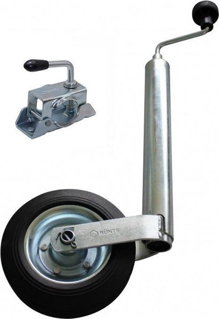 Aanhanger neuswiel 48 mm inclusief klem!!