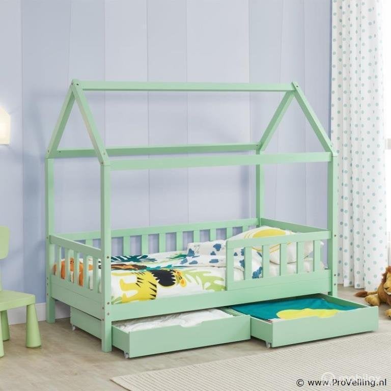 Online Veiling: Kinderbed Marli - 80 x 160 cm - Mint - In..., Nieuw