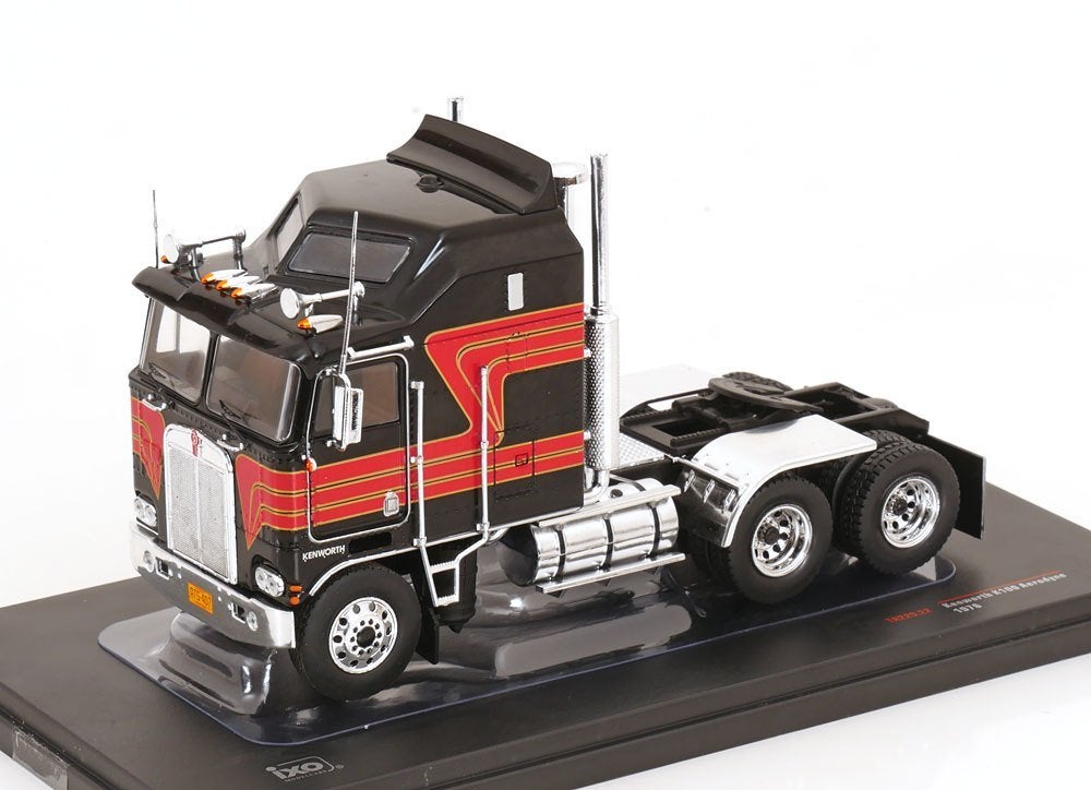 Kenworth K100 Aerodyne 1976 Zwart / Rood 1-43 Ixo Models, Hobby en Vrije tijd, Modelauto's | 1:43, Overige merken, Tschuiten@hotmail.com