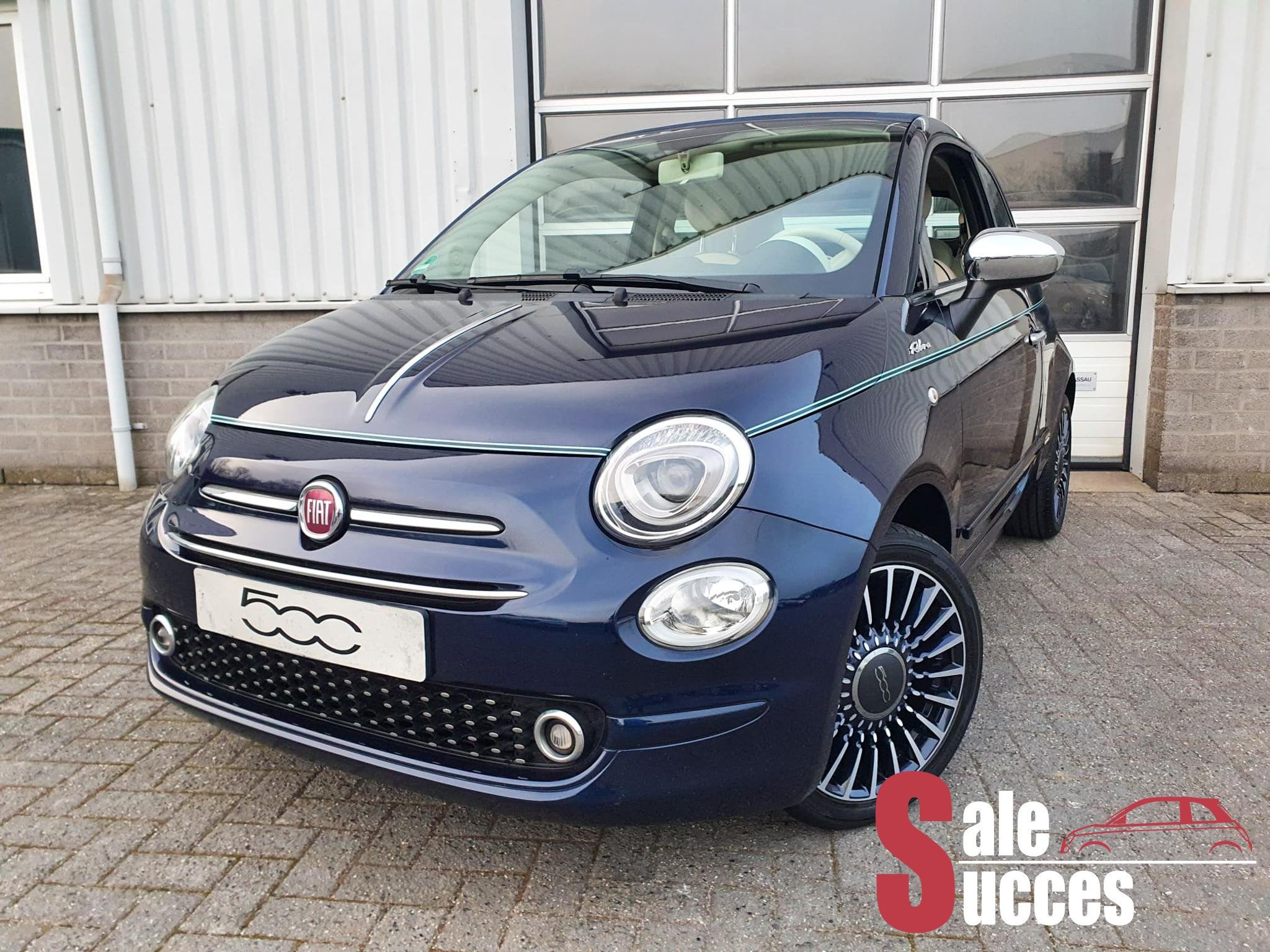Fiat 500 1.2 8V Riva C 1ste eigenaar 2x op voorraad, Auto's, Voorwielaandrijving, Stof, Euro 6, 4 cilinders