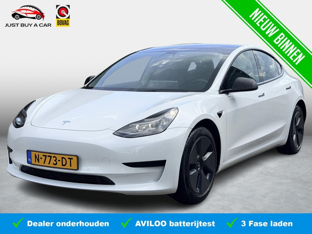 Tesla Model 3 Standard RWD Plus 60 kWh SoH 93,1 / Facelift /, 238 pk, Achterwielaandrijving, Gebruikt, Met garantie (alle)
