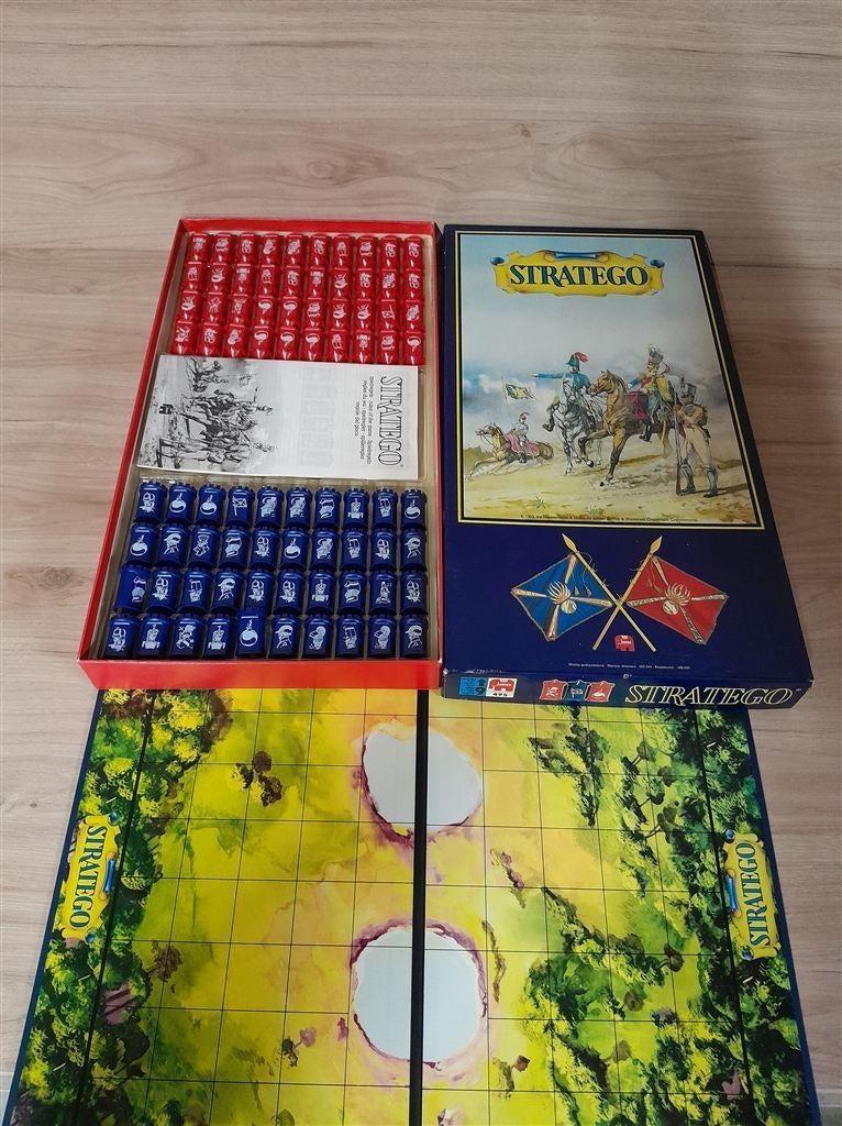 stratego blauwe doos klassiek bordspel [s1197], Verzenden, Zo goed als nieuw