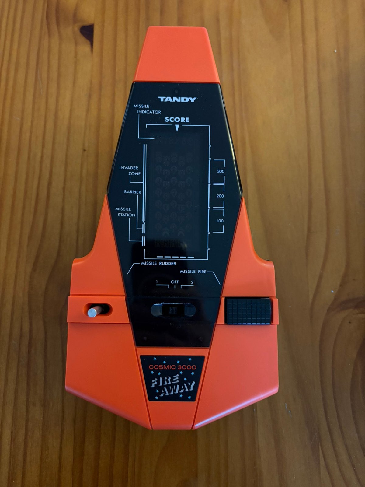 Tandy Cosmic 3000 Fire Away uit 1984, compleet met doos, Verzenden, Overige merken, Zo goed als nieuw