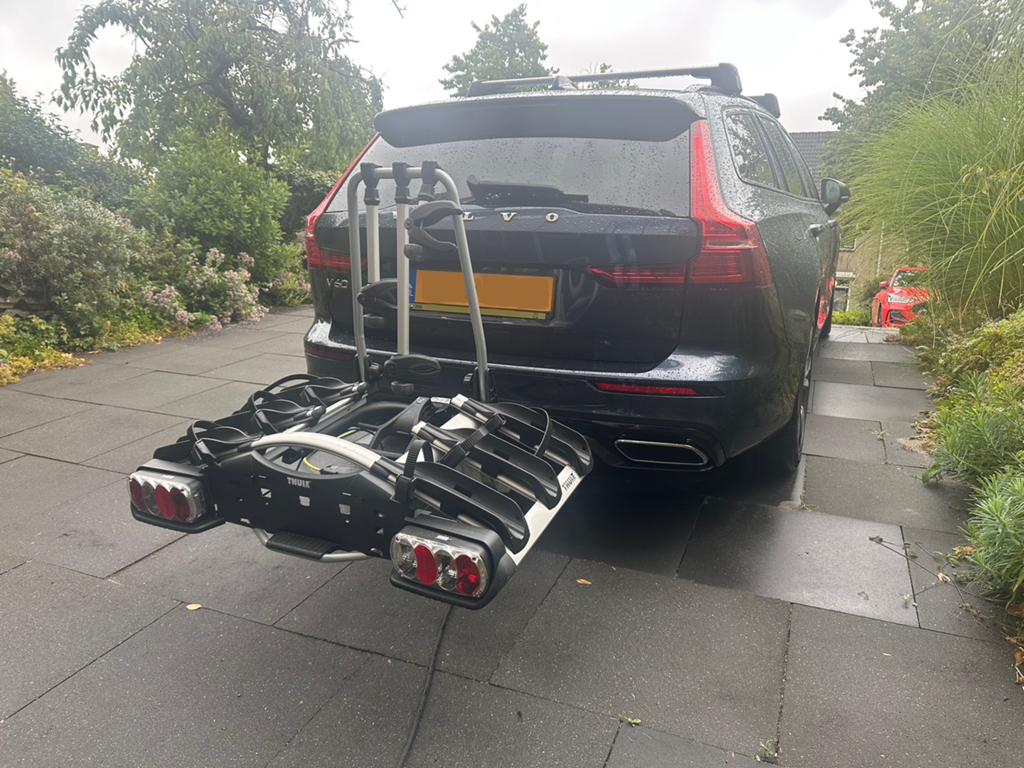 Fietsendrager Thule te huur - 3 fietsen, Ophalen, 3 fietsen of meer, Zo goed als nieuw, Trekhaakdrager