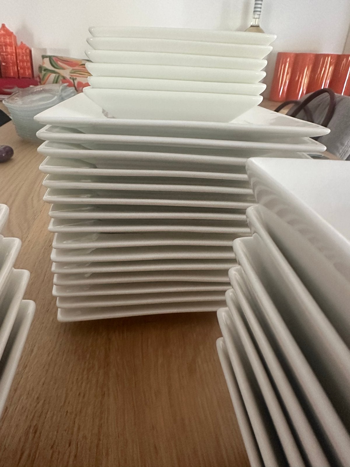 Xenos vierkant servies - schaaltjes en kleine boordjes, Ophalen, Keramiek, Zo goed als nieuw, Kom(men)