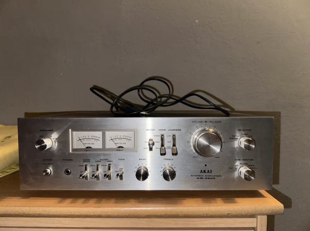 Akai AM-2600 klassieke vintage versterker, Ophalen of Verzenden, Minder dan 60 watt, Overige merken