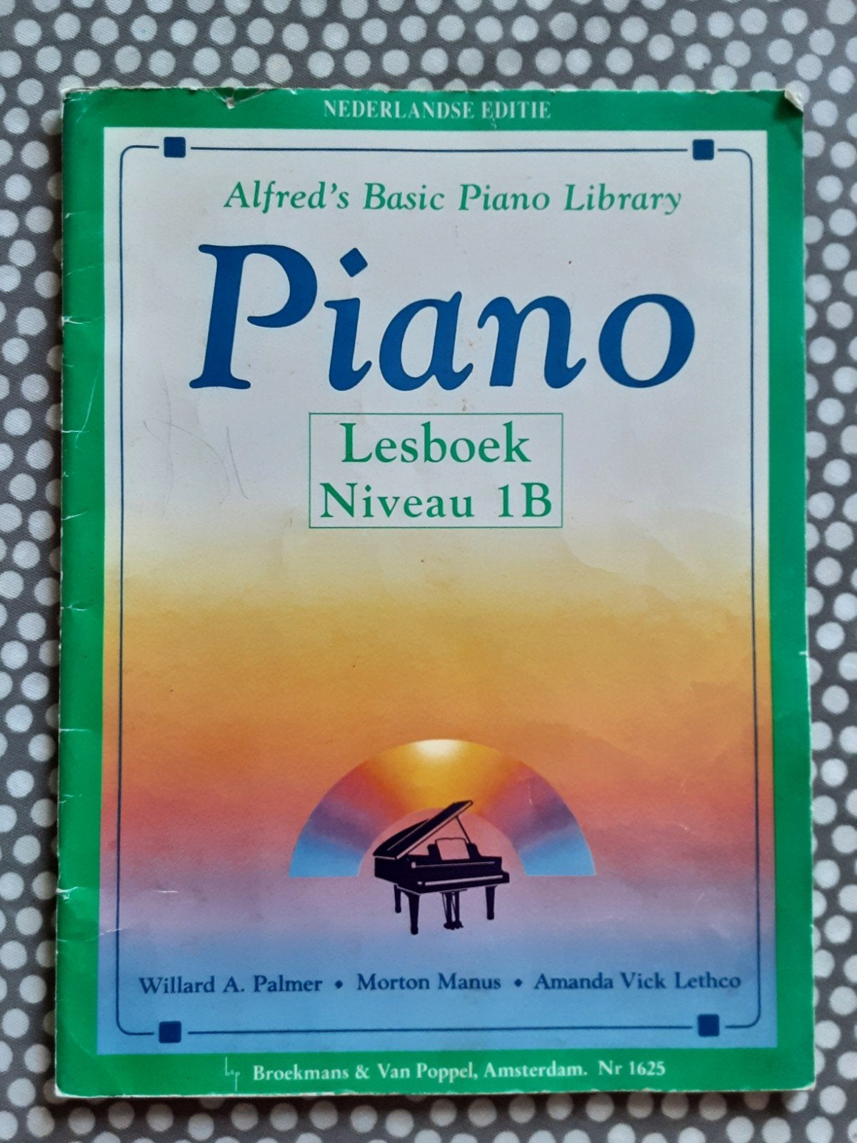 Alfred's Basic Piano Library Lesboek Niveau 1B, Muziek en Instrumenten, Gebruikt, Overige genres, Les of Cursus, Ophalen of Verzenden