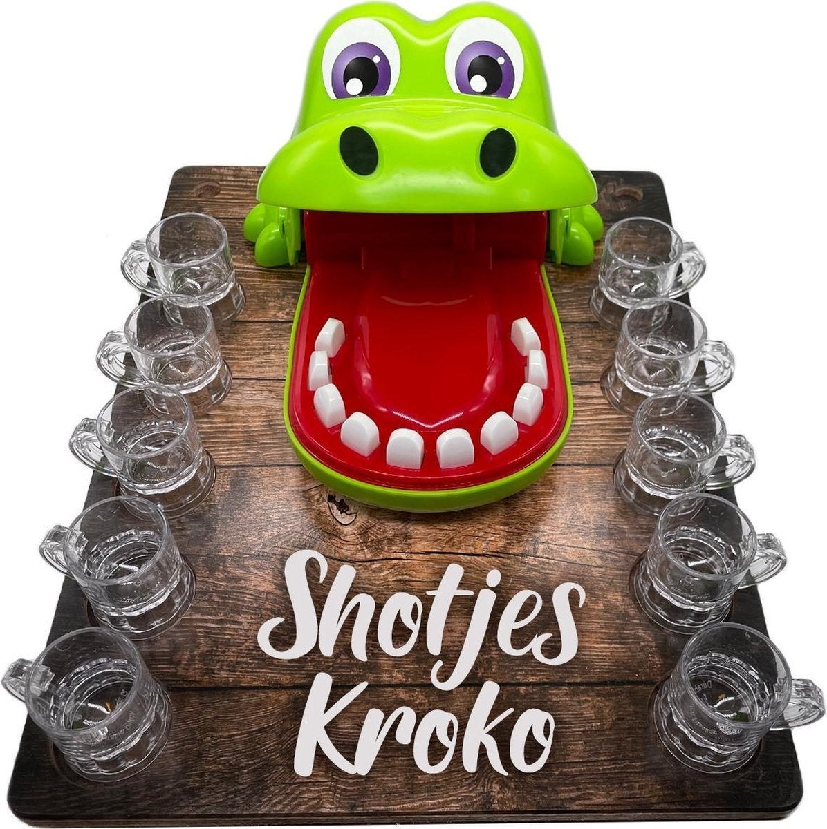 !!GEZOCHT!! Shotjes Krokodil Drankspel - Feest Drank Spel, Drie of vier spelers, Ophalen, Gebruikt